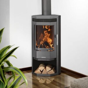 Estufa de chimenea Justus Usedom 5 acero fundido