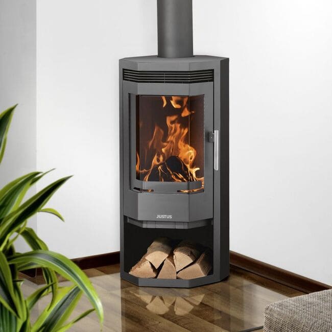 Estufa de chimenea Justus Usedom 5 acero fundido Estufa de chimenea Justus Usedom 5 acero fundido