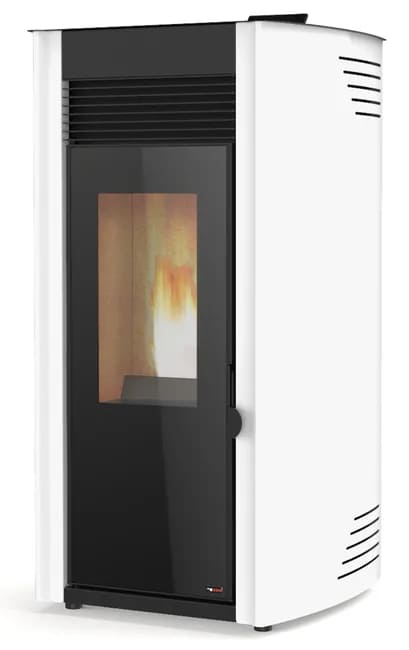estufa-de-pellet-canalizable-redpod-first-advance-12-kw-blanco Estufa de pellet canalizable REDPOD First Advance 12 kW blanco