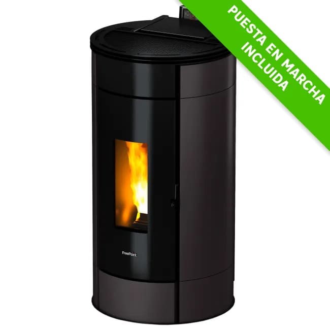estufa-de-pellet-freepoint-globe-antracita-10-5-kw Estufa de pellet FREEPOINT Globe Antracita 10,5 kw