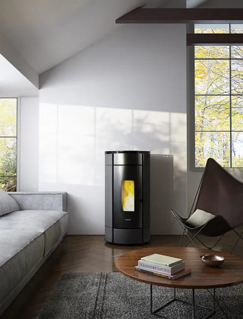 estufa-de-pellet-freepoint-globe-antracita Estufa de pellet FREEPOINT Globe Antracita